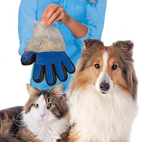 Product Image 8: PICKVILL Efficient Pet Hair Remover Mitt Enhanced 5 Finger Design Gentle Deshedding Brush Gloves for Dogs with Long and Short Fur (Multicolour)